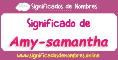 Significado de Amy Samantha