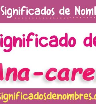Significado de Ana Caren