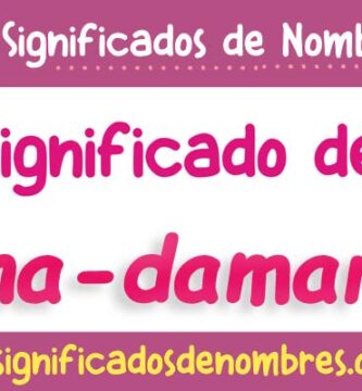Significado de Ana Damaris