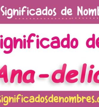 Significado de Ana Delia