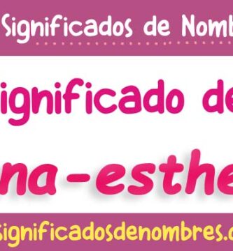 Significado de Ana Esther