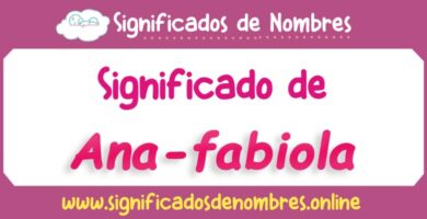 Significado de Ana Fabiola