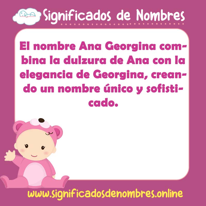 Significado y origen del nombre Ana Georgina