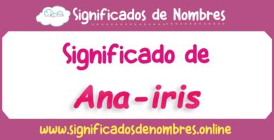 Significado de Ana Iris