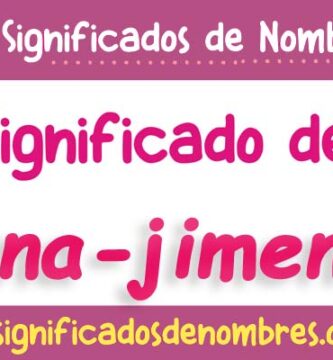 Significado de Ana Jimena
