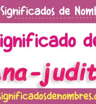 Significado de Ana Judith