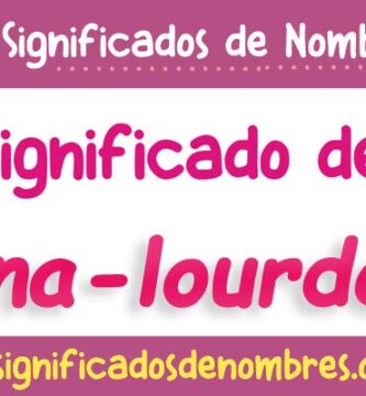 Significado de Ana Lourdes