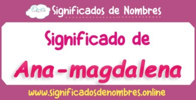 Significado de Ana Magdalena