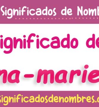 Significado de Ana Mariela