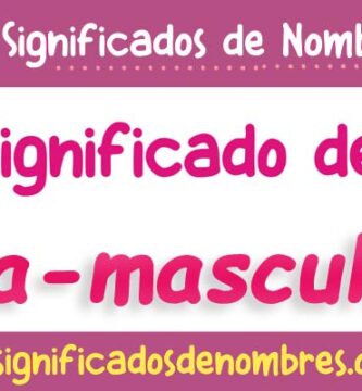 Significado de Ana Masculino