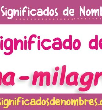Significado de Ana Milagros