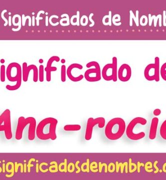 Significado de Ana Rocio