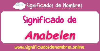 Significado de Anabelen