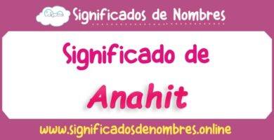 Significado de Anahit