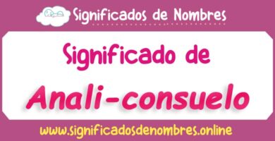 Significado de Anali Consuelo