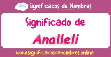 Significado de Analleli
