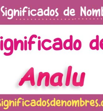 Significado de Analu