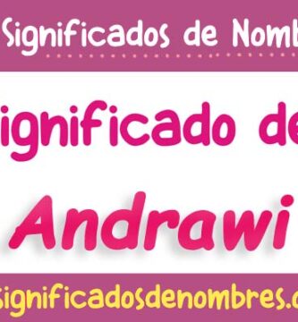 Significado de Andrawi