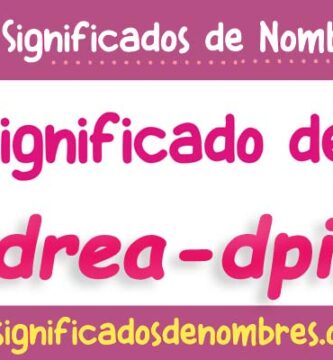 Significado de Andrea Dpilar