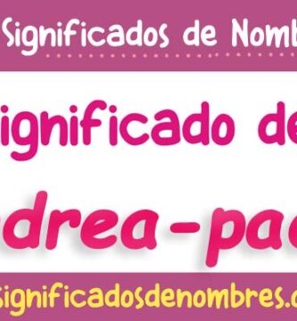 Significado de Andrea Paola