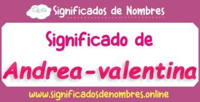 Significado de Andrea Valentina