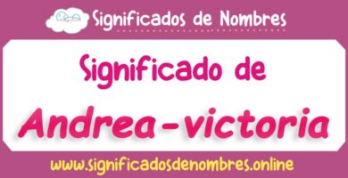 Significado de Andrea Victoria