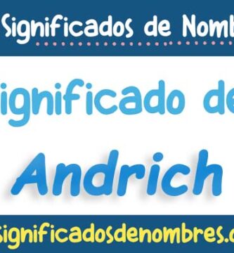 Significado de Andrich