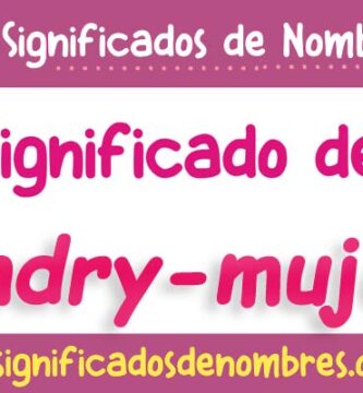 Significado de Andry Mujer