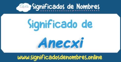 Significado de Anecxi