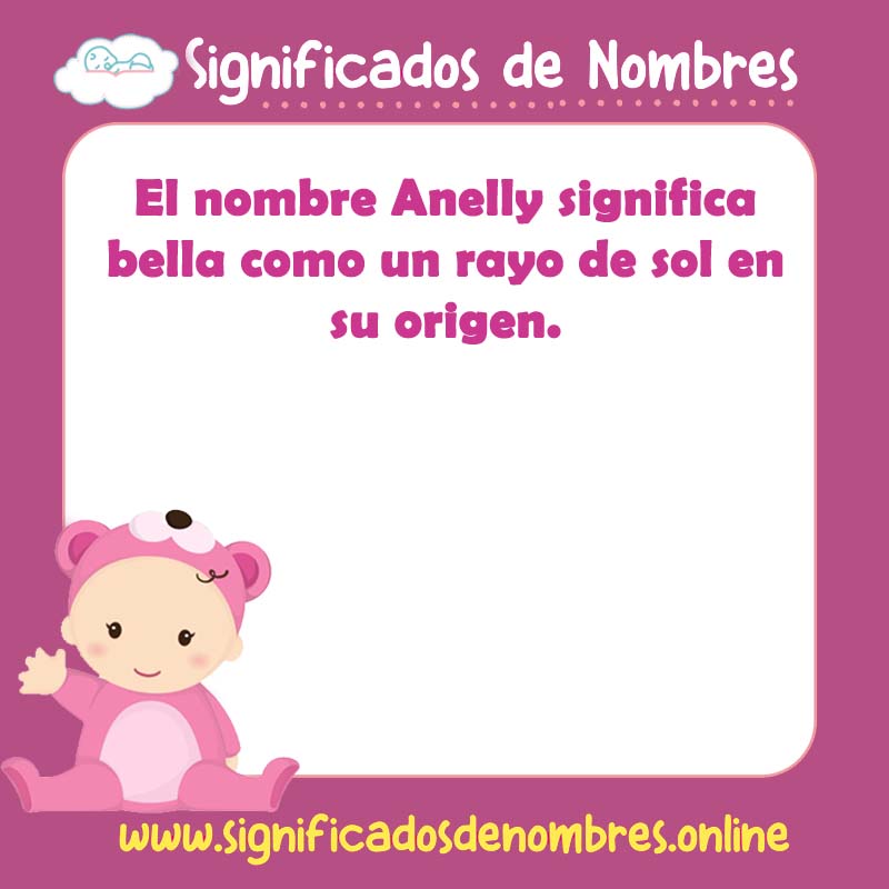 Significado y origen del nombre Anelly