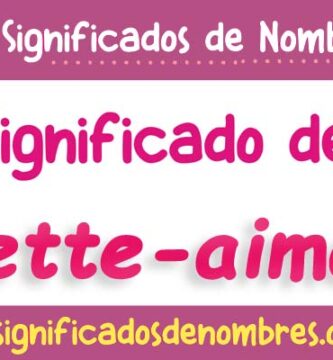 Significado de Anette Aimara