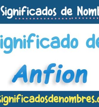 Significado de Anfion