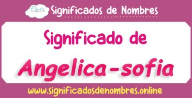 Significado de Angelica Sofia