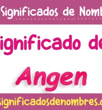 Significado de Angen