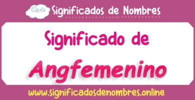 Significado de Angfemenino