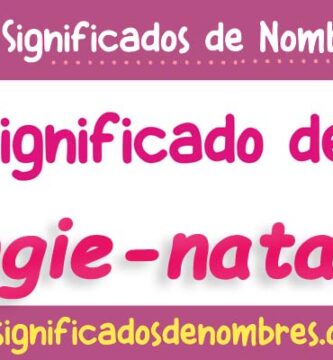 Significado de Angie Natalia