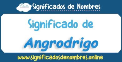 Significado de Angrodrigo
