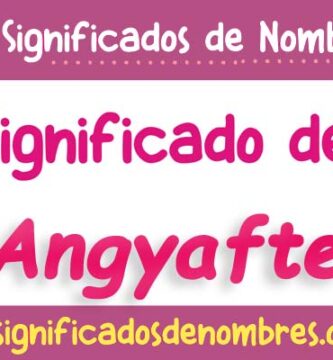 Significado de Angyafte