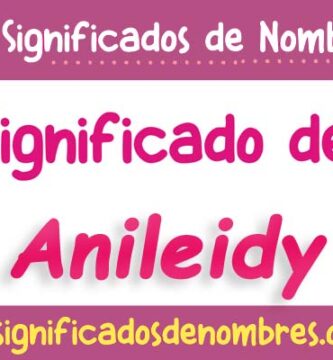 Significado de Anileidy