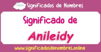 Significado de Anileidy