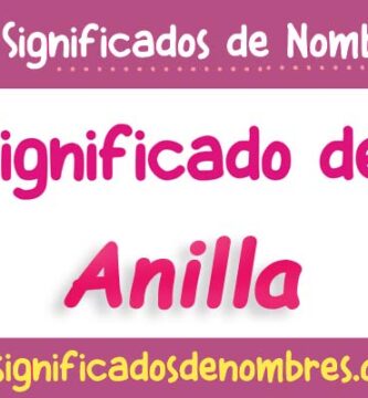 Significado de Anilla