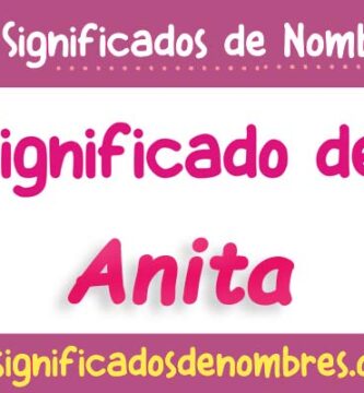 Significado de Anita