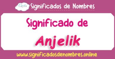Significado de Anjelik
