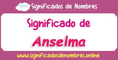 Significado de Anselma