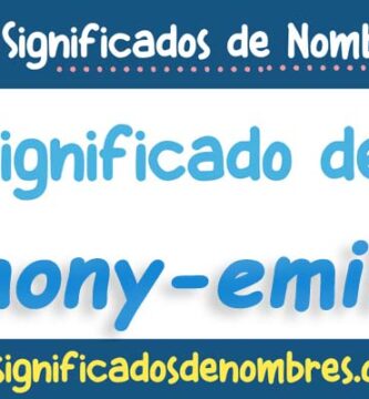 Significado de Anthony Emiliano