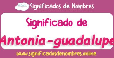 Significado de Antonia Guadalupe