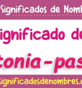 Significado de Antonia Pascal