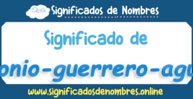 Significado de Antonio Guerrero Aguilar