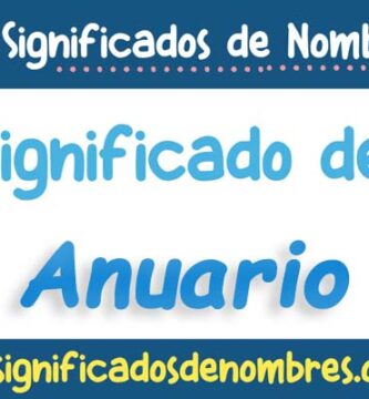 Significado de Anuario