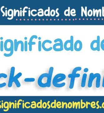 Significado de Anuck Definition